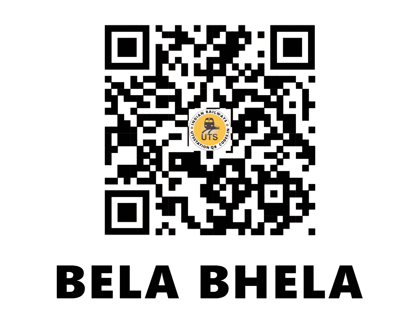 UTS QR Code for BELA BHELA - BBHL (NR - UTTAR PRADESH)